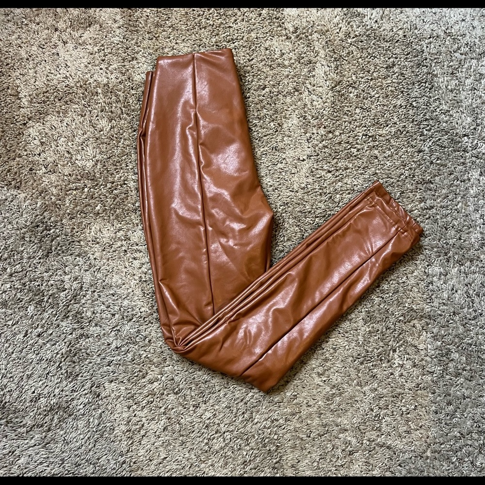Fo leather pants from fashion nova. Never worn